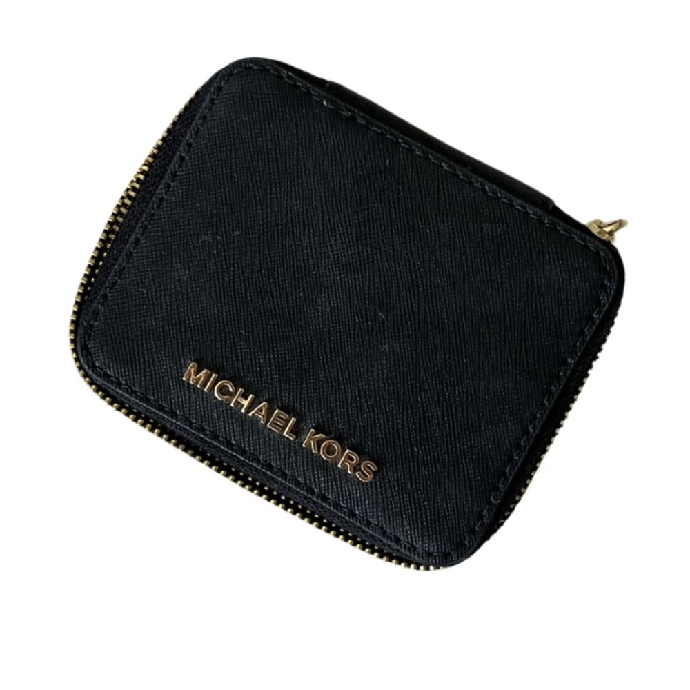 MICHAEL KORS Leather Travel Jewelry Case